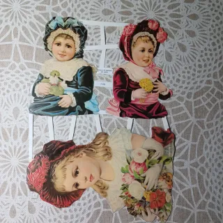 6 laminas antiguos cromos de picar de Epoca