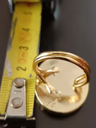 Parure occhio di gatto oro e viola