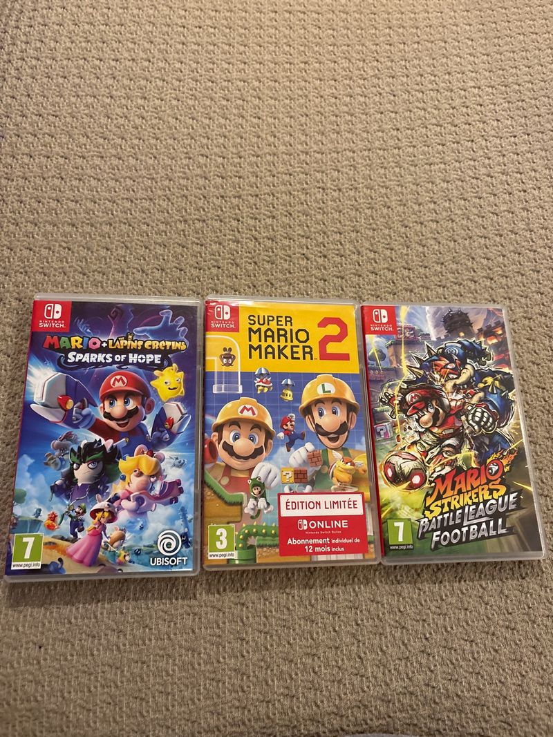 Juegos Nintendo Switch: Mario Maker 2, Strikers