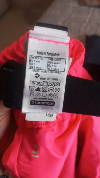 Traje de nieve talla 8/10 chaqueta 10