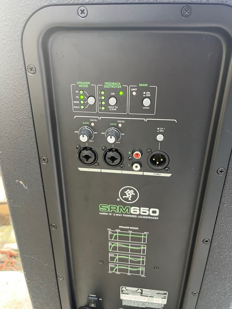 Altavoz Mackie SRM 650 Negro afbeelding 3