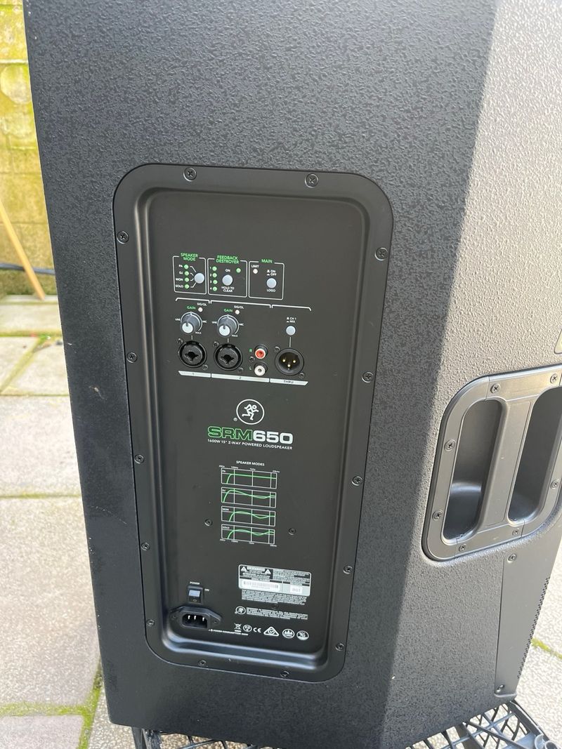 Altavoz Mackie SRM 650 Negro afbeelding 2