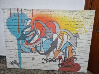 NEGOCIABLE Cuadro Graffiti Freestyle Crew