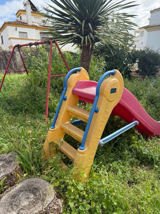 Tobogán infantil de plástico