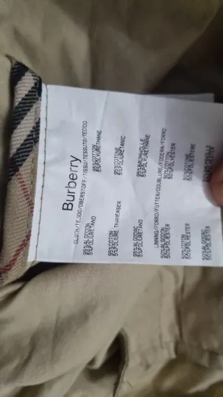 Chaqueta Burberry Beige