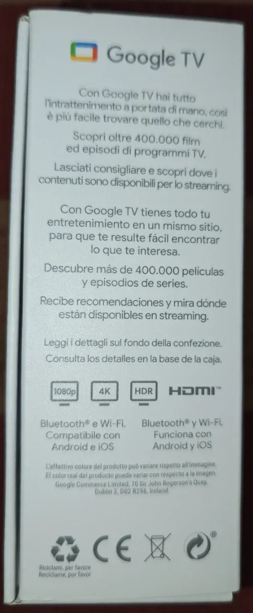 Google Chromecast 4k afbeelding 4