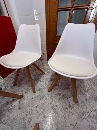 Conjunto 4 Sillas Nórdicas Modernas