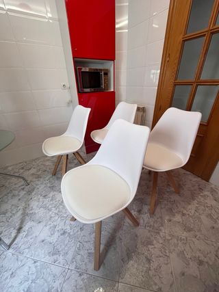 Conjunto 4 Sillas Nórdicas Modernas