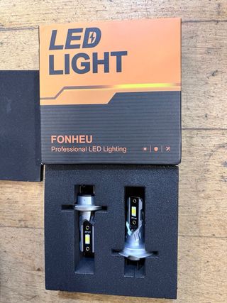 Par de Lâmpadas LED H7 Fonheu 6500K - Novas
