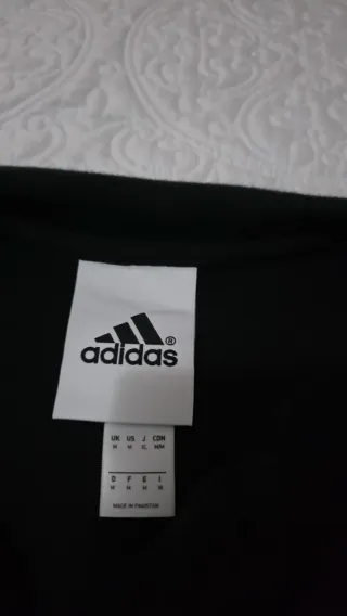 Polo Adidas manga larga rayas M