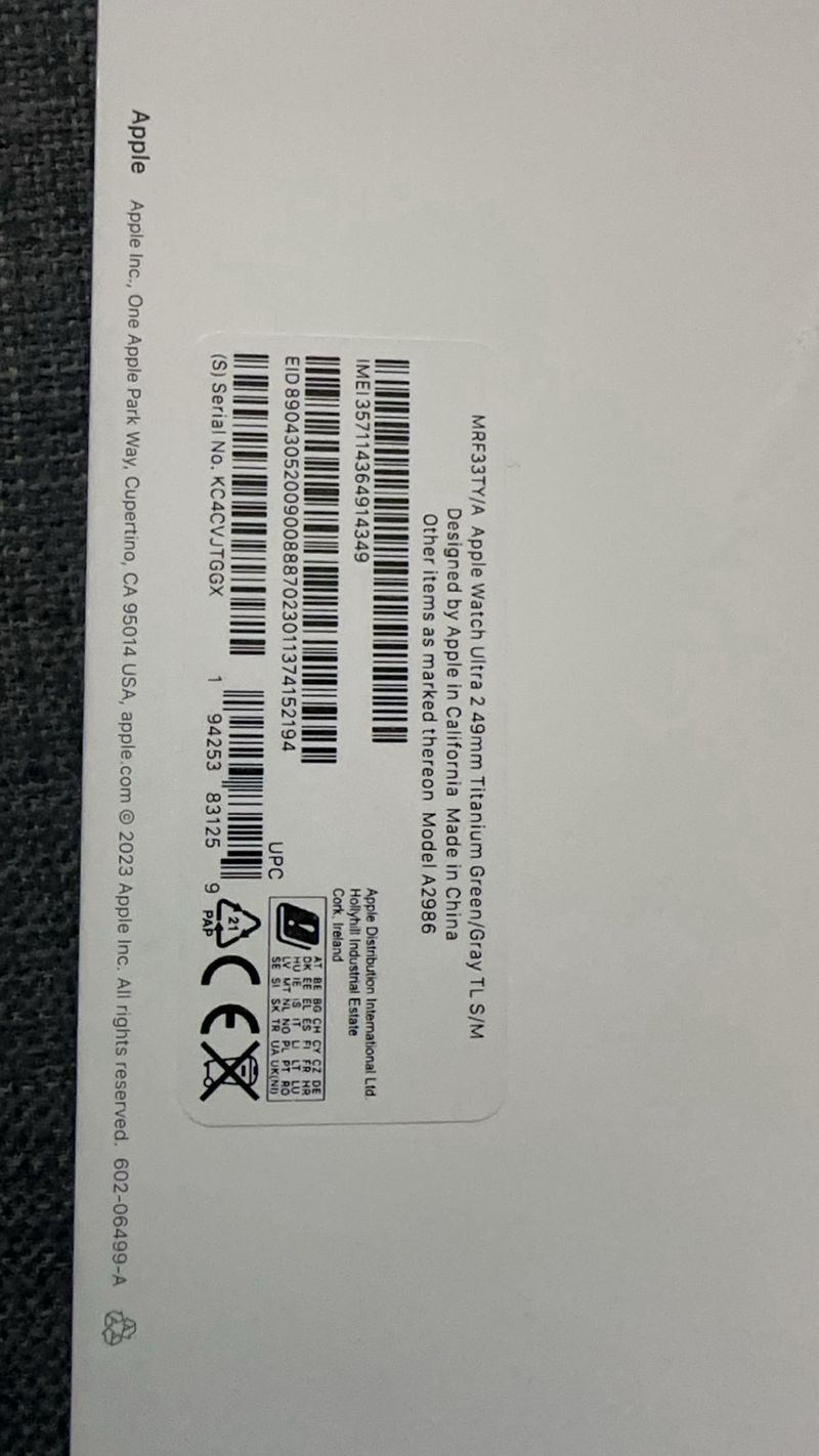 Apple Watch Ultra 2 49mm titanium GPS + CEL afbeelding 2