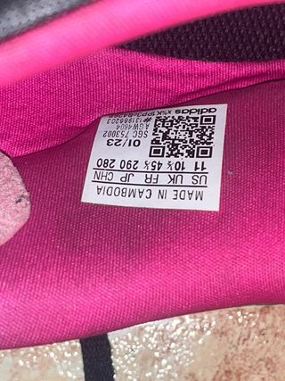 Botas de fútbol Adidas Predator Negras y Rosas