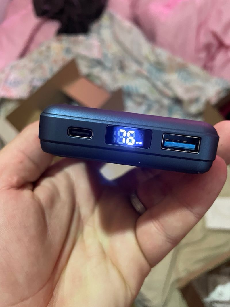 Batería externa azul afbeelding 2