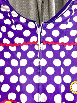 Traje Flamenca Lunares Morado Talla Única