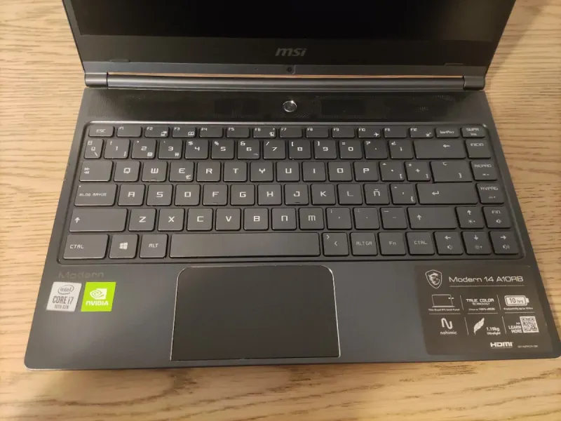 MSI Modern 14 A10RB | i7 | 16gb | 512gb | MX250 afbeelding 5