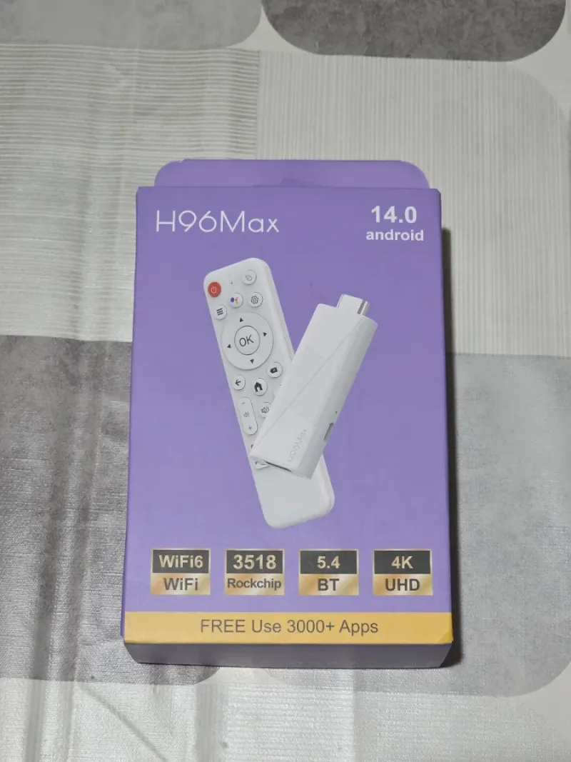 Tv Stick H96Max 4k Android 14 Wifi 6