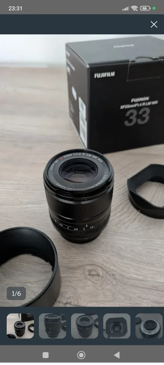Fujinon XF 33mm F1.4 R LM WR afbeelding 4