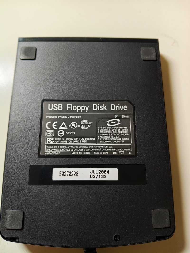 Unidad Floppy USB Sony afbeelding 4