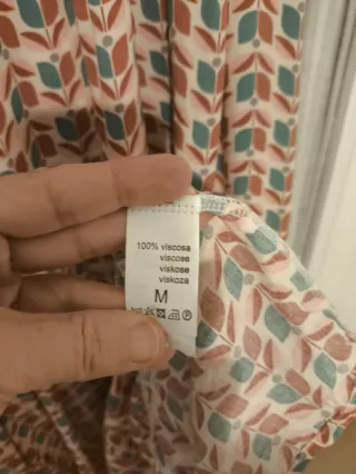 Vestido boho estampado manga larga