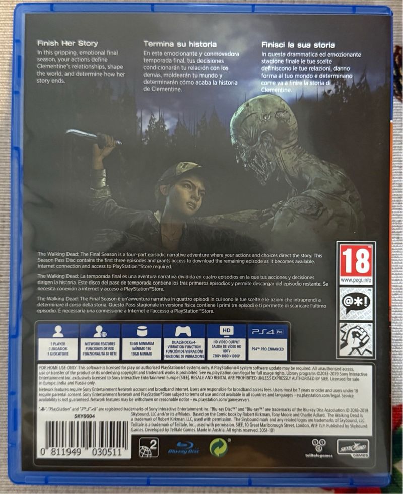 The Walking Dead: The Final Season PS4 afbeelding 2