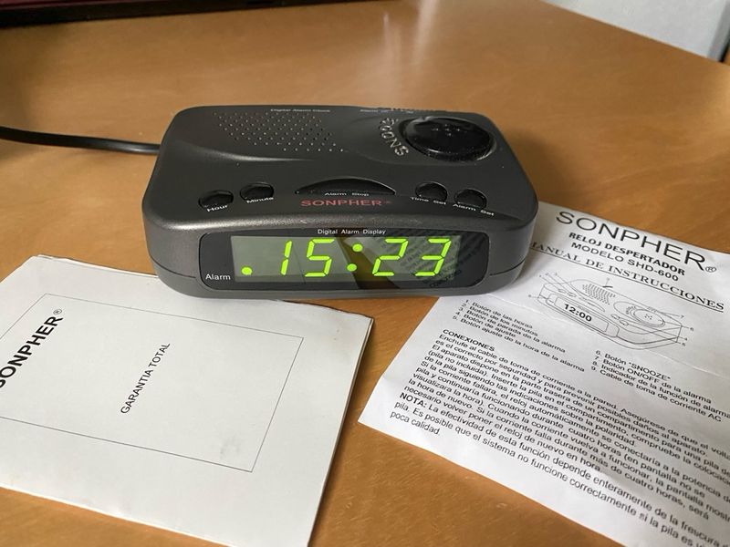 Despertador Digital SONPHER Enchufable afbeelding 6