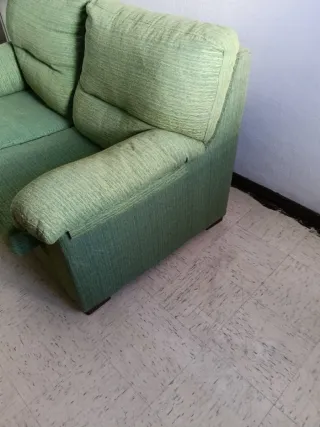 Sofá Cama Tela Verde