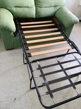 Sofá Cama Tela Verde