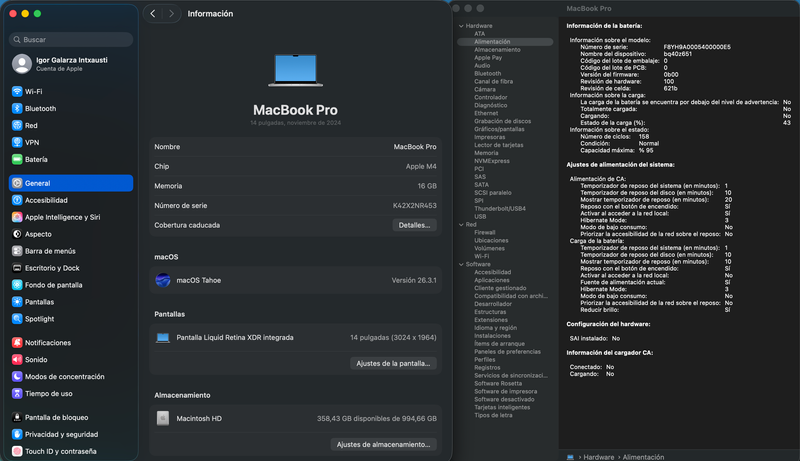 MacBook Pro M4 16+1TB Plata afbeelding 2