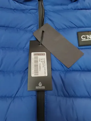 Piumino unisex CNC blu e nero