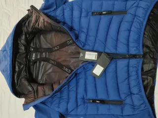 Piumino unisex CNC blu e nero