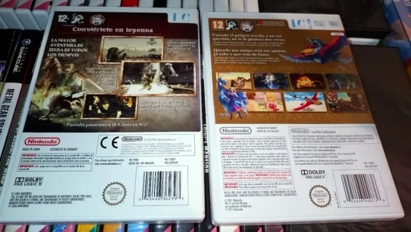 Completos, Wii PAL España Zelda Twilight + Skyward afbeelding 2