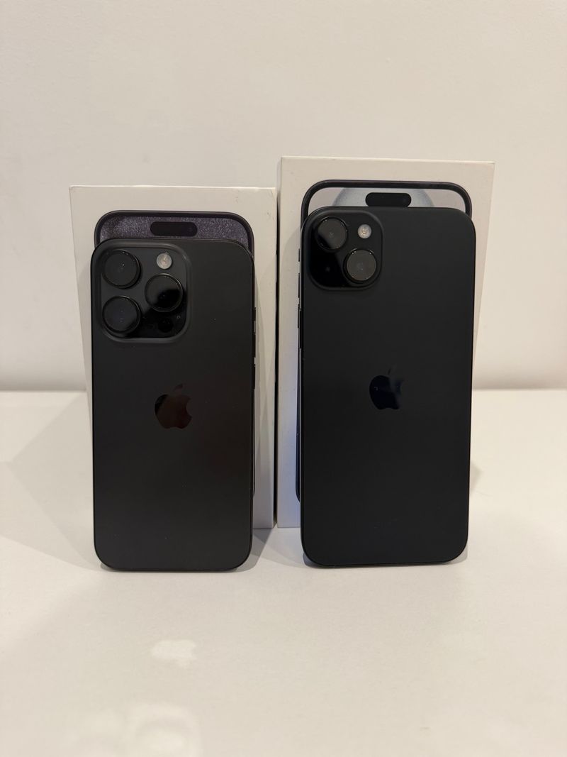 iPhone 15 Pro y 15 Plus Negro