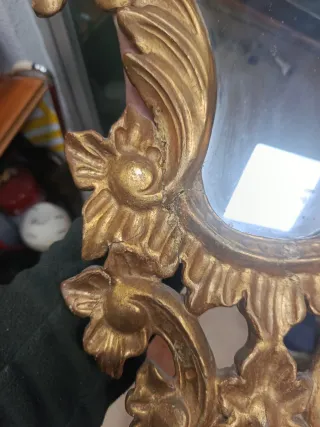 Espejo Cornucopia Pan de Oro S. XVIII-XIX