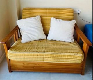 Sofá de pino 2 plazas