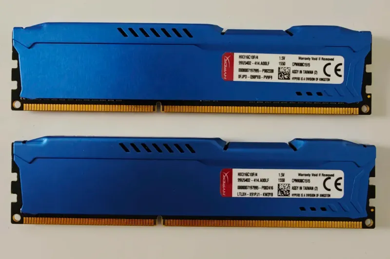 Memorias DDR3-1600 Kingston HyperX 8 GB ( 2x4GB) afbeelding 2