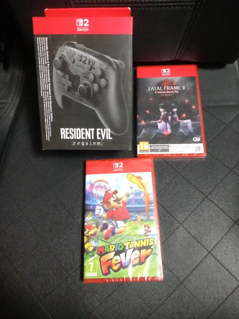 Control Pro Resident+ Fatal frame+ mario tennis