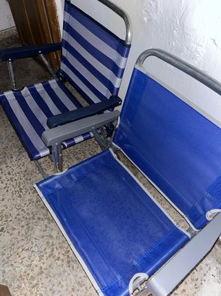 Sillas de Playa Plegables (2 unidades)