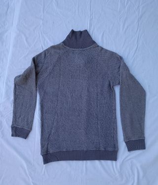 Maglione Zara Uomo Taglia EUR M Grigio Cotone