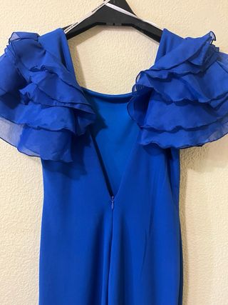 Vestido fiesta Marta en Brazil azul