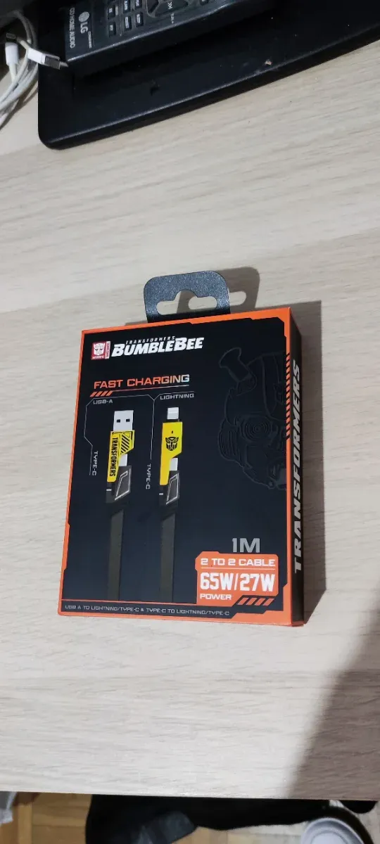 Cable USB-C Transformers Oficial Bumblebee afbeelding 2