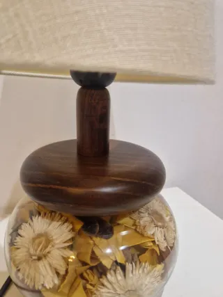 Pie lámpara de sobremesa