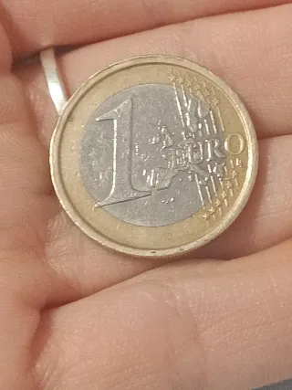 Moneda 1 Euro Vitruvio
