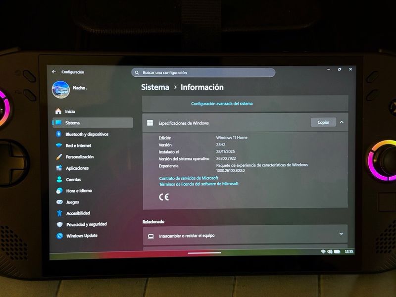 Lenovo Legion Go S SteamOS + Win11 + Factura afbeelding 5