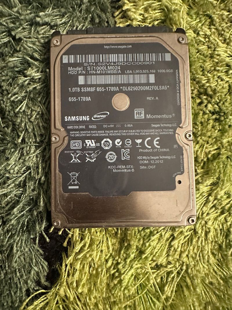 Disco Duro Samsung 1TB ST1000LM024