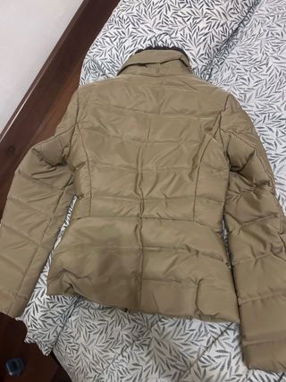 Abrigo Zara Talla M Beige