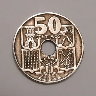 8 monete Spagna, epoca guerra civile e Franco