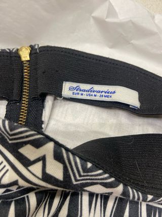 Falda estampada geométrica