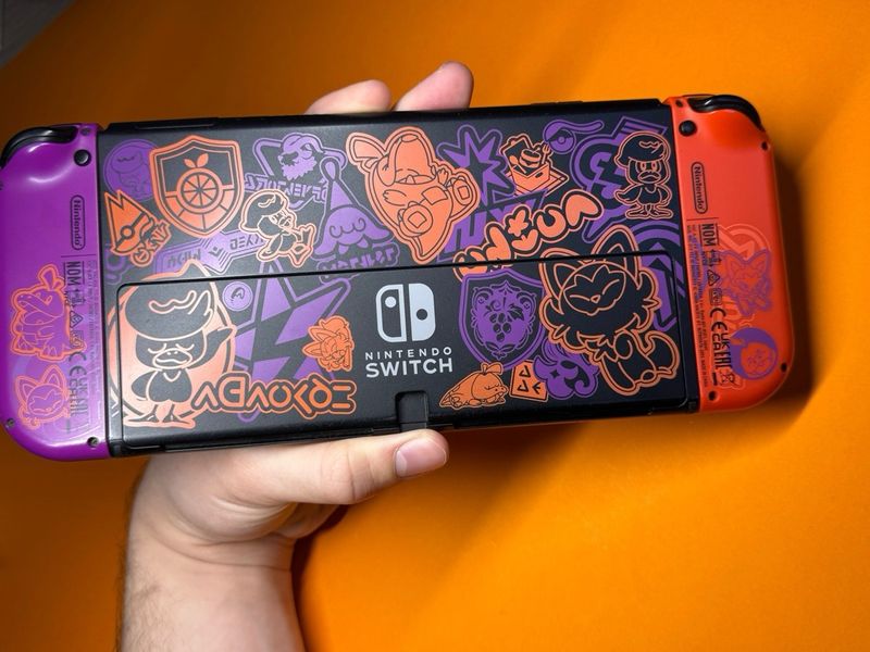 Nintendo Switch OLED Edición Pokémon Scarlet & Vio afbeelding 8