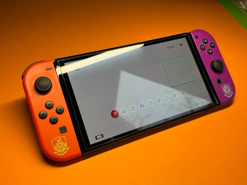 Nintendo Switch OLED Edición Pokémon Scarlet & Vio afbeelding 7