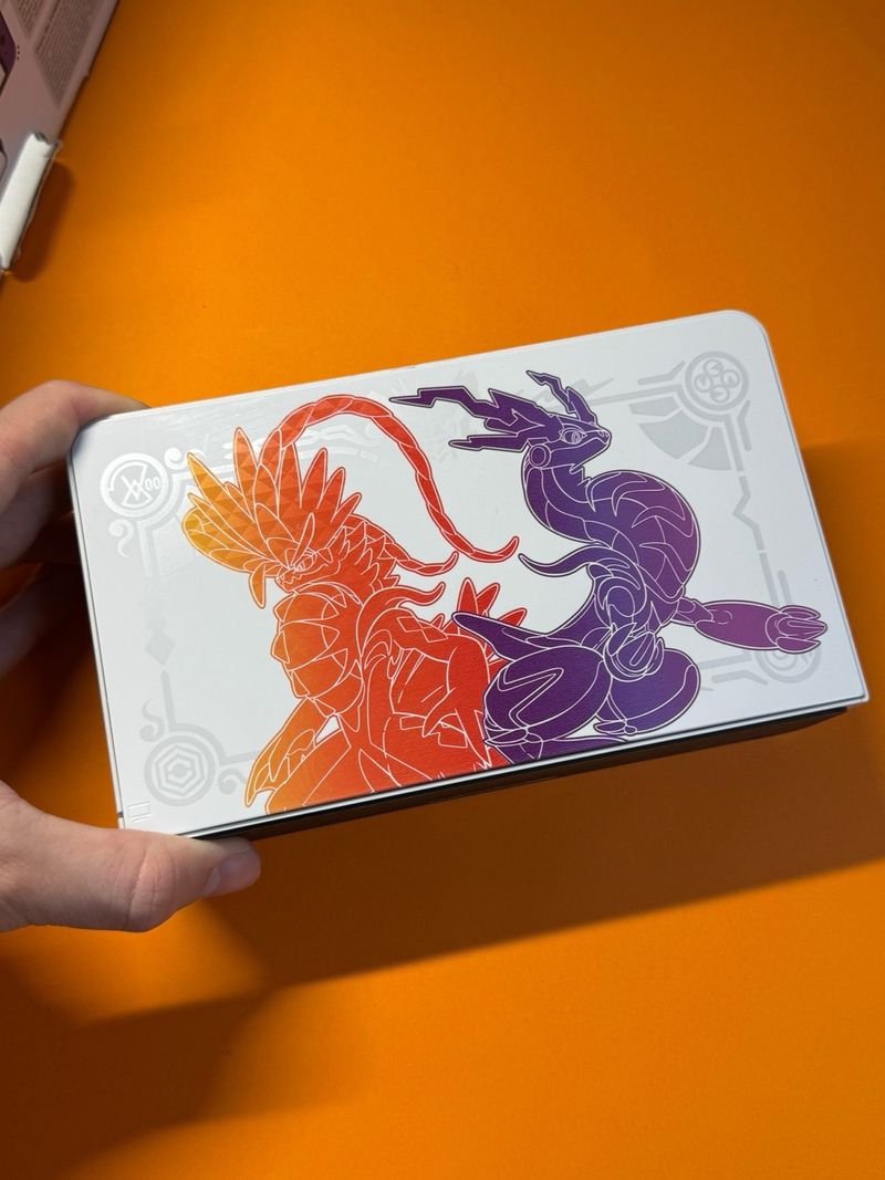 Nintendo Switch OLED Edición Pokémon Scarlet & Vio afbeelding 4